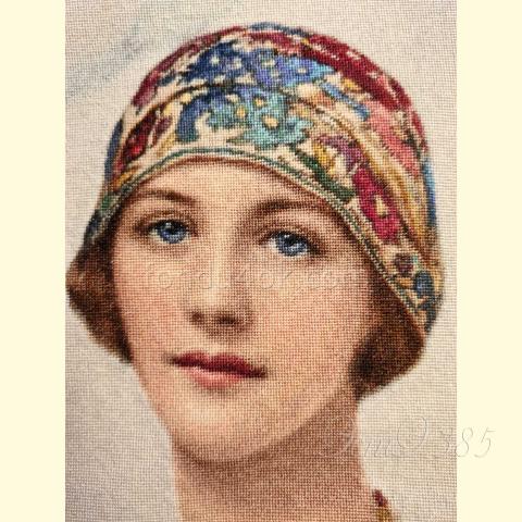 Вышивка - ткань: Конгресс-страмин 24 ct, техника: петит-полукрест <br>Автор вышивки: Елена Чекункова