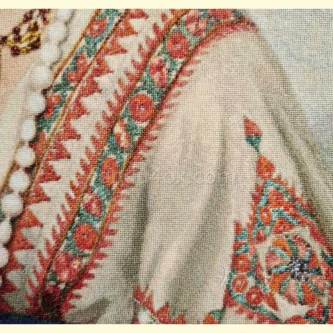 Вышивка - ткань: Конгресс-страмин 24 ct, техника: петит-полукрест <br>Автор вышивки: Елена Чекункова