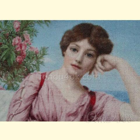 Вышивка - ткань: Страмин-Конгресс 24 ct, , техника: петит/полукрест <br>Автор вышивки: Валентина Фефелова (Pink_fish)