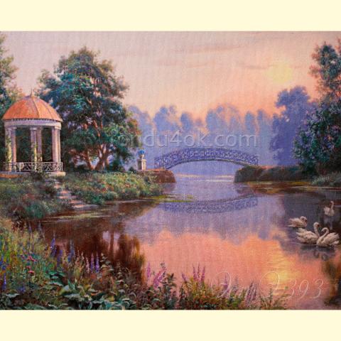 Вышивка - ткань: Аида 20 ct, техника: крестик в 2 нитки <br>Автор вышивки: Ольга Гаганичева (kukuruzina)