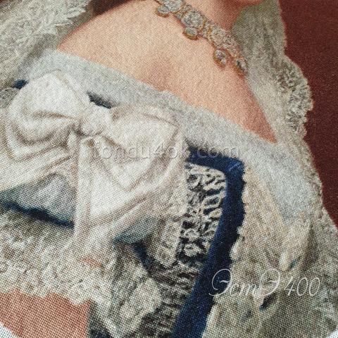 Вышивка - ткань: Страмин-Конгресс 24 ct, техника: петит-полукрест <br>Автор вышивки: Елена Корсакова (Loreley)