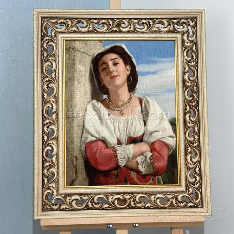 Оформление БелБагетМастер<br>.Вышивка  - ткань:Аида 20ct, техника: крестик<br>Автор вышивки: Анна Ефимова (Hannah)