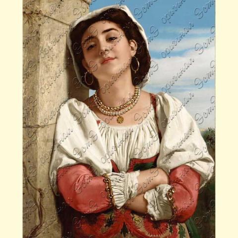 Скрин - компьютерное изображение схемы вышивки