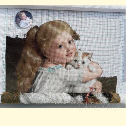 Вышивка - ткань: Страмин-Конгресс 24 ct, техника: петит/полукрест <br>Автор вышивки: Алла Доменко (domenkoalla)