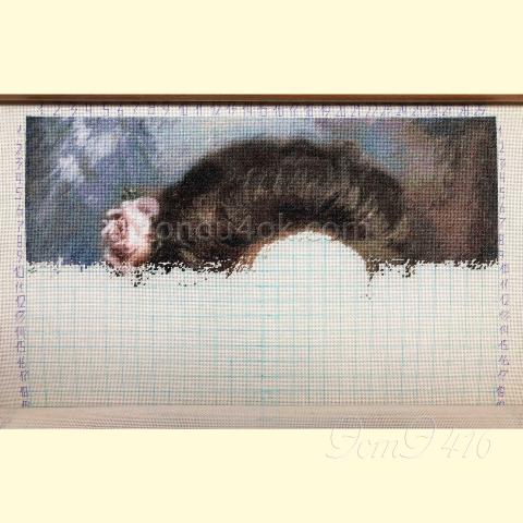 Вышивка - ткань: Сетка 25 ct, техника: петит/полукрест <br>Автор вышивки: Инна Демиденко