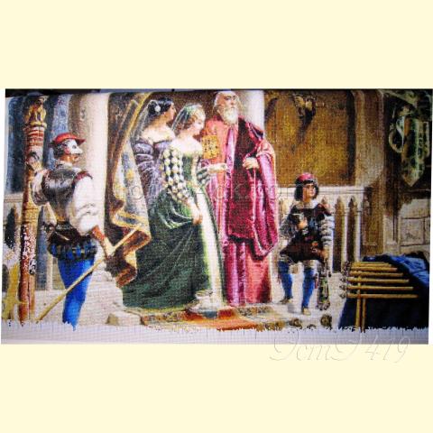 Вышивка  - ткань: Аида 18 ct, техника: крестик в 2 нитки<br>Автор вышивки: Ирина Прусова (Ирина50)<!--:en-->Embroidery - fabric: Aida 18 ct, stitch type: cross<br>Author of the embroidery: Irina Prusova (Ирина50)