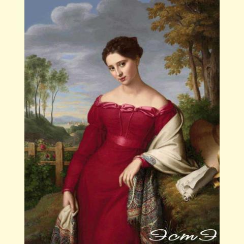 Скрин - компьютерное изображение схемы вышивки