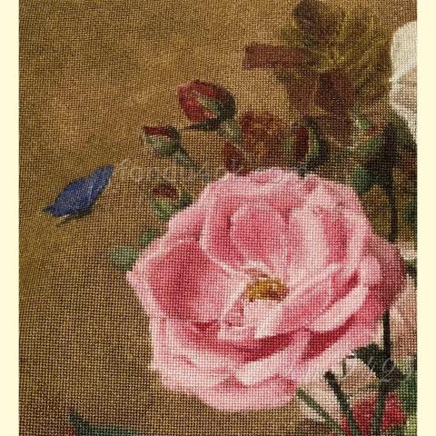 Вышивка - ткань: Аида 20 ct, техника: крест<br>Автор вышивки: Ольга Свидло