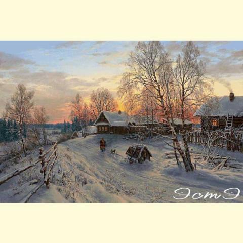 Скрин - компьютерное изображение схемы вышивки