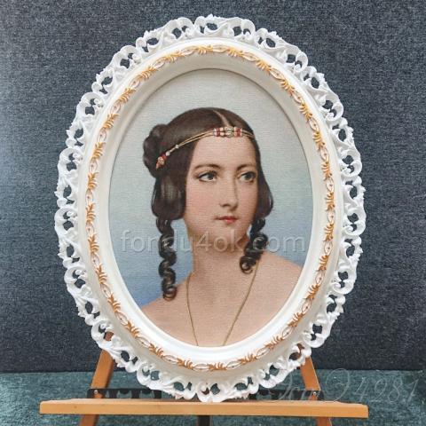 Оформление: багетная мастерская "Палитра". Вышивка - ткань: Аида 18 ct, техника: крестик в 2 нитки<br>Автор вышивки: Ольга Дьячкова (olgahendel)