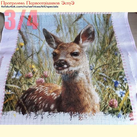 Вышивка  - ткань: Конгресс 24 ct, техника: петит-поинт <br>Автор вышивки: Ольга Румянцева<br>Программа Первоотшивов 2023, приз 3/4 работы