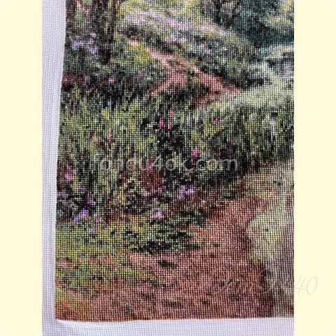 Вышивка - ткань: Аида 20 ct, техника: крест