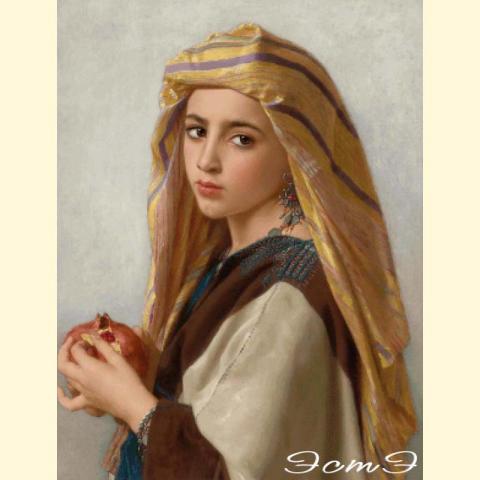 Скрин - компьютерное изображение схемы вышивки