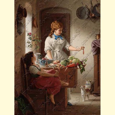 Оригинал схемы - отредактированная репродукция картины