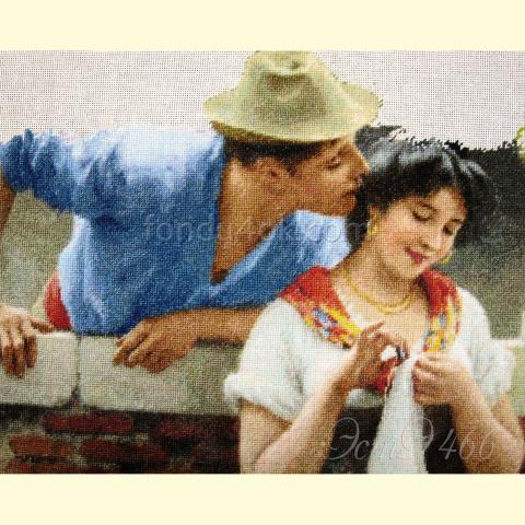 Вышивка - ткань: Конгресс Страмин 24 ct, техника: петит-поинт <br>Автор вышивки: Ирина Прусова