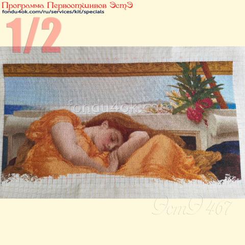 Вышивка  - ткань: Сетка 25 ct,  техника: петит/полукрест <br>Автор вышивки: Светлана Блинова (Sveta_Germany)<br>Программа Первоотшивов 2025, приз 1/2 работы