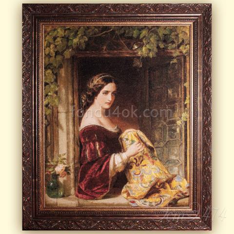 Вышивка в оформлении - ткань: Сетка 25 ct, техника: петит/полукрест <br>Автор вышивки: Наталья Абт (geo)