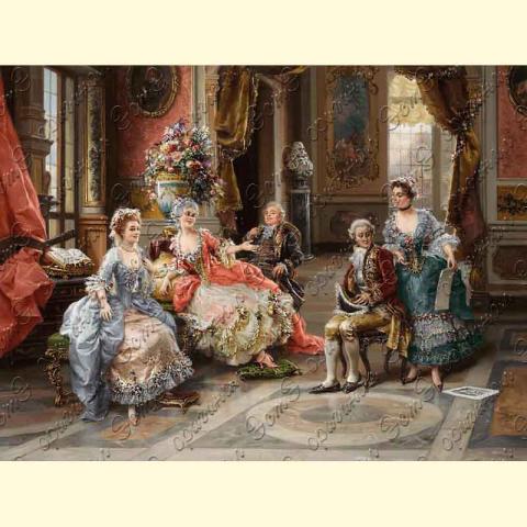 Оригинал схемы - отредактированная репродукция картины