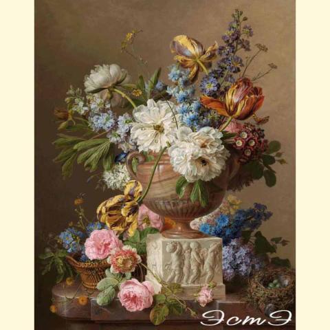 Скрин - компьютерное изображение схемы вышивки