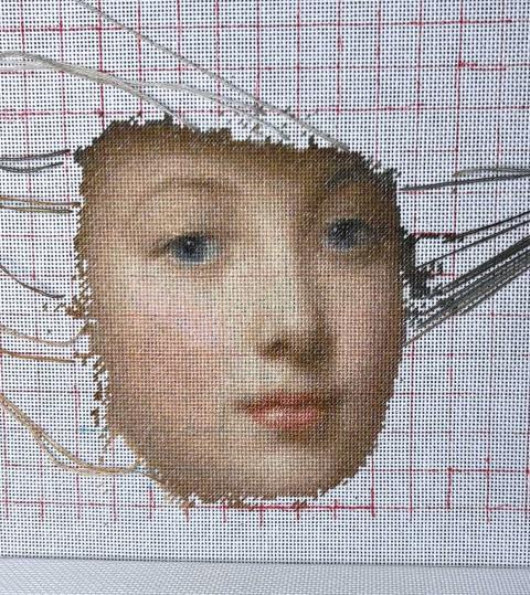 Вышивка  - ткань: Лугана 25 ct, техника: петит-полукрест <br>Автор вышивки: Екатерина Михеева