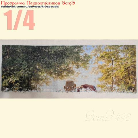 Вышивка - ткань: Страмин-Конгресс 24 ct, техника: петит/полукрест<br>Автор вышивки: Елена Медникова (Medalka)<br>Программа Первоотшивов 2025, приз 1/4 работы