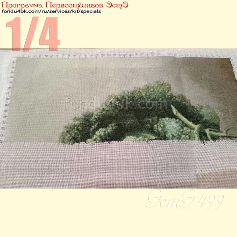 Вышивка - ткань: Лугана 25 ct, техника: петит-полукрест <br>Автор вышивки: Лариса Якубова (fatima7aminna)<br>Программа Первоотшивов 2026, приз 1/4 работы