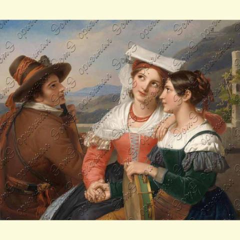 Оригинал схемы - отредактированная репродукция картины