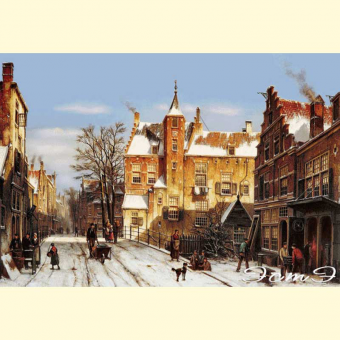 182 A Dutch Village In Winter