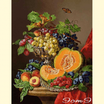 201 Still Life with Pumpkins and Grapes