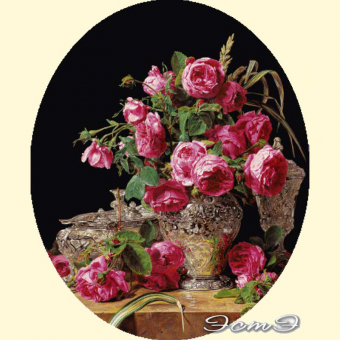 037 Roses (oval)