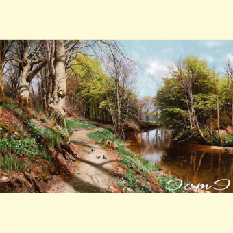 212  Spring Landscape with Water