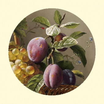 178.1 Plum, Fruit and Chestnut (f) - pattern