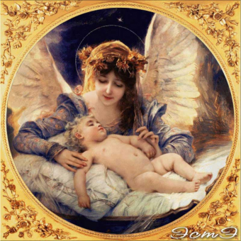 057 Guardian Angel (in a frame)