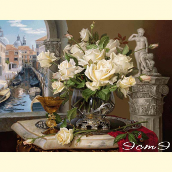 369 Memories of Venice. Roses. Sculpture