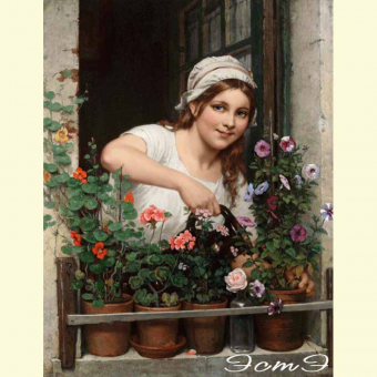 515 Watering flowers 515 Watering flowers