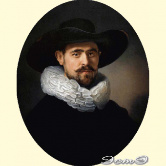 (А) 122 Портрет мужчины в шляпе 